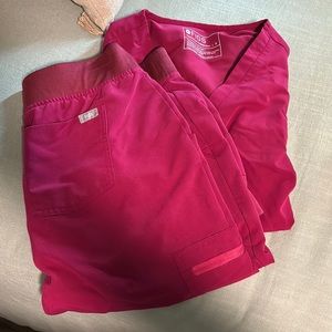 Pink Figs Jogger Scrubs